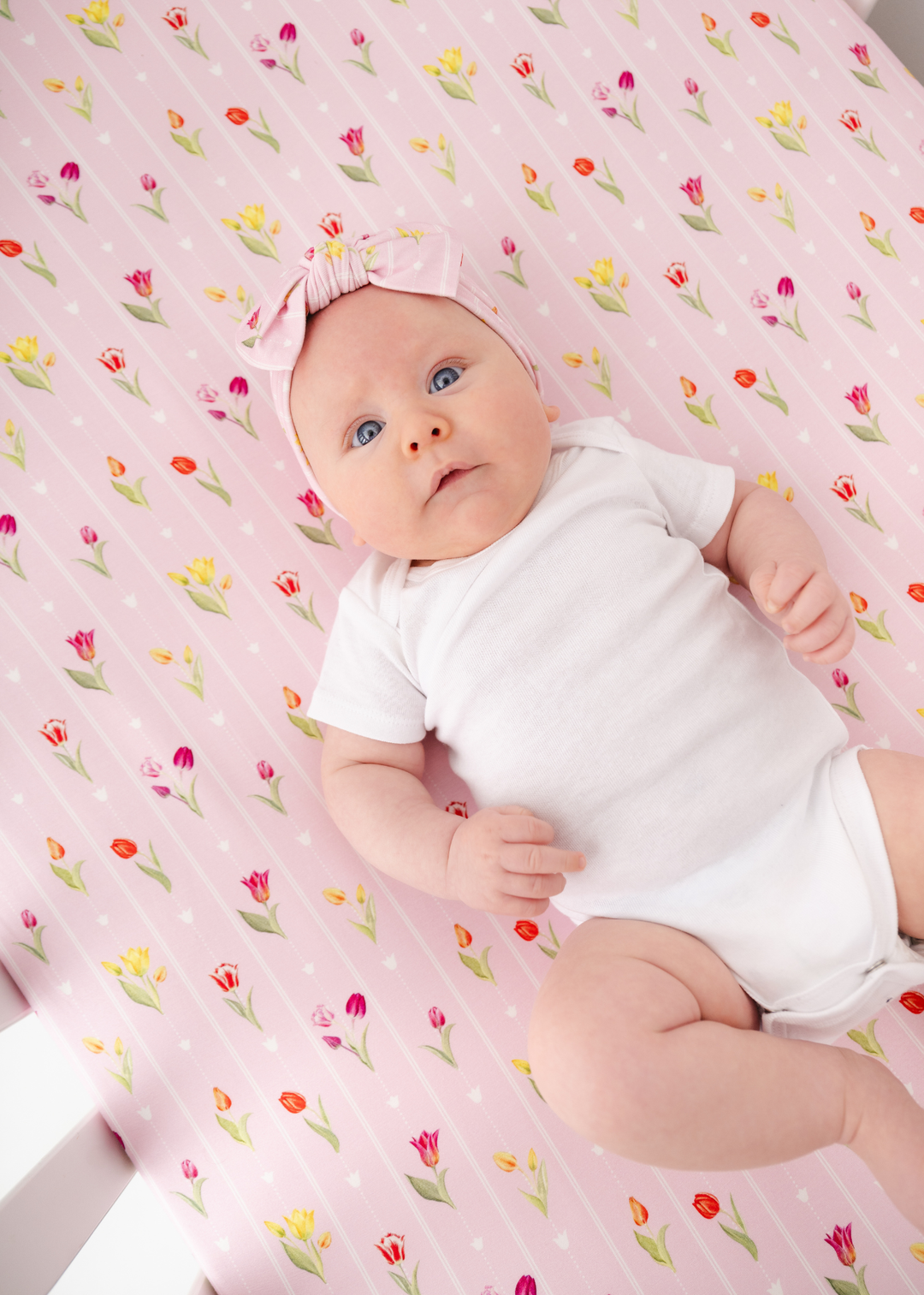 Ann Christine Floral Bamboo Crib Sheet