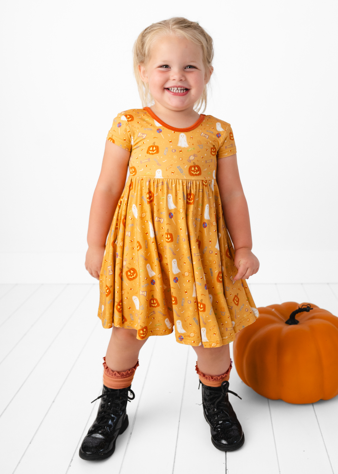 Trick or Treat Bamboo Twirl Dress