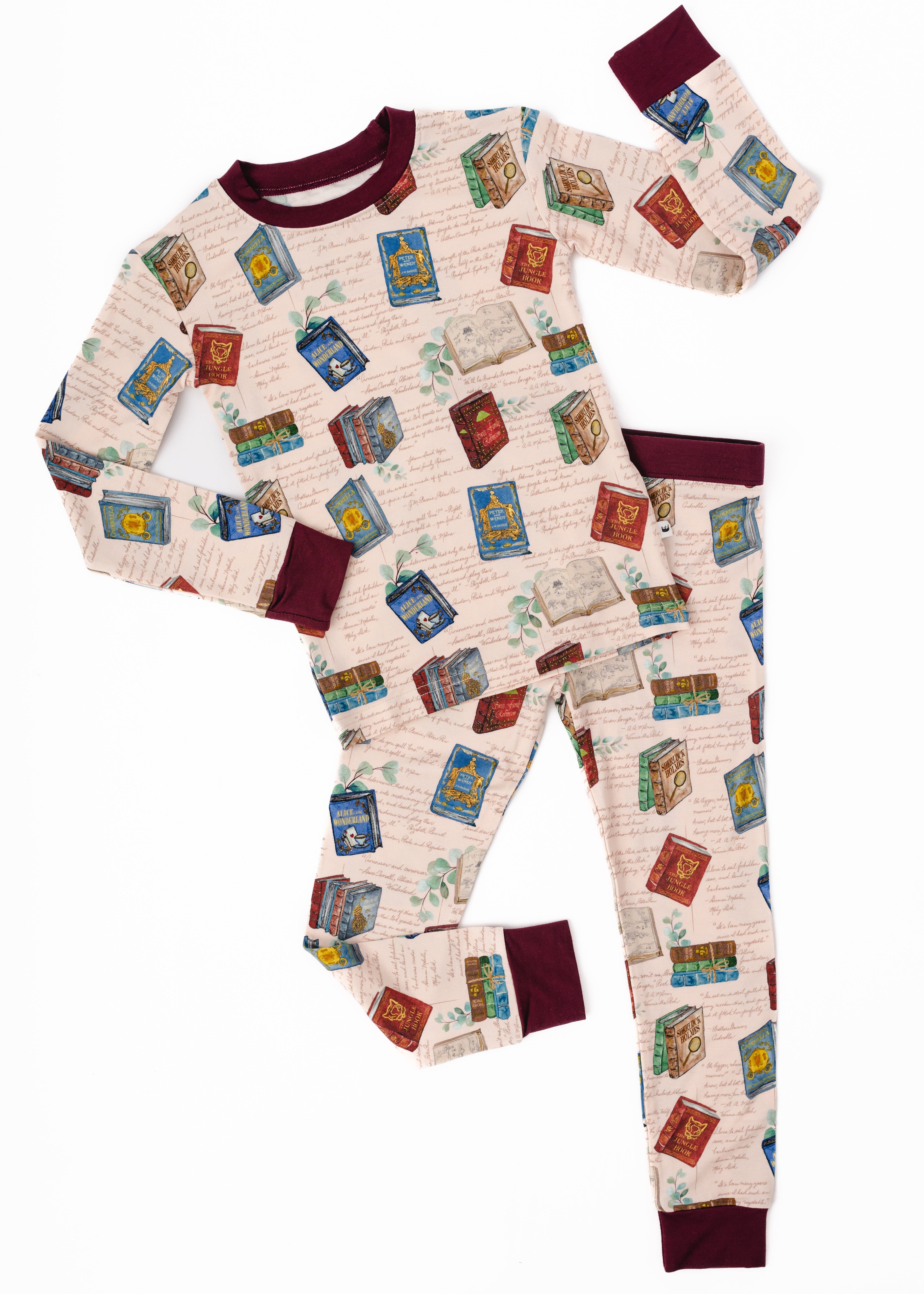 Classic Books Bamboo Pajama Set – Little Crowns & Capes