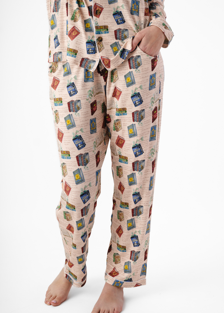 Classic Books Adult Bamboo Formal Pajama Lounge Set *PREORDER*