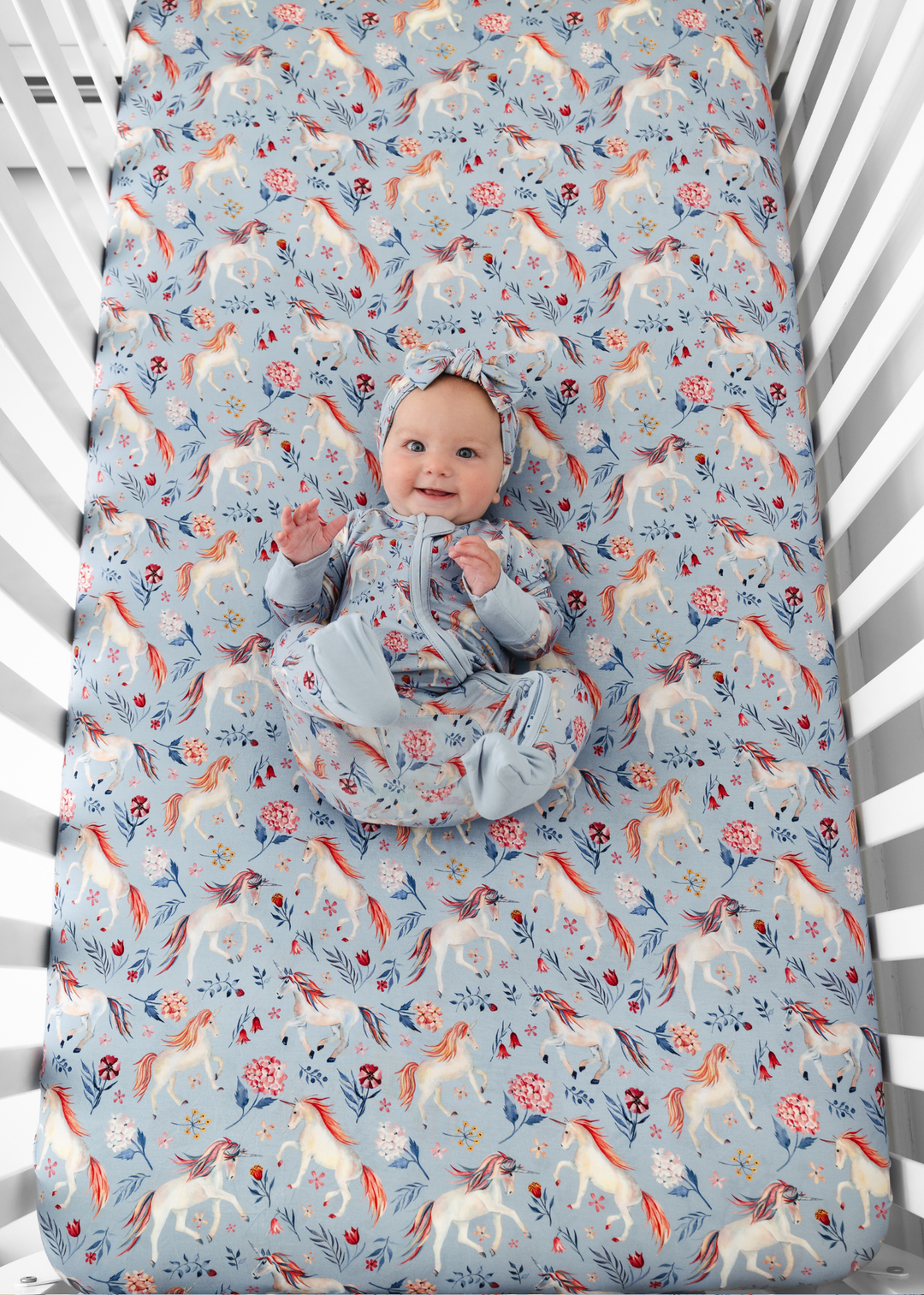 Unicorns Bamboo Zippered Sleeper