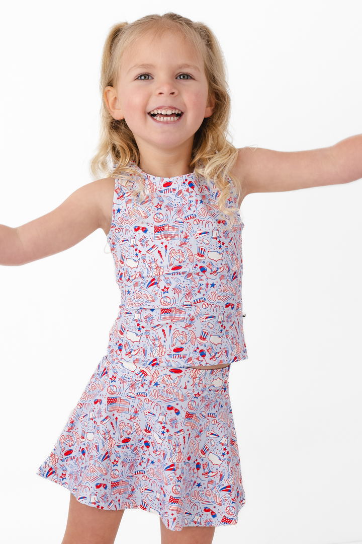 Celebrate USA Girls Activewear Set