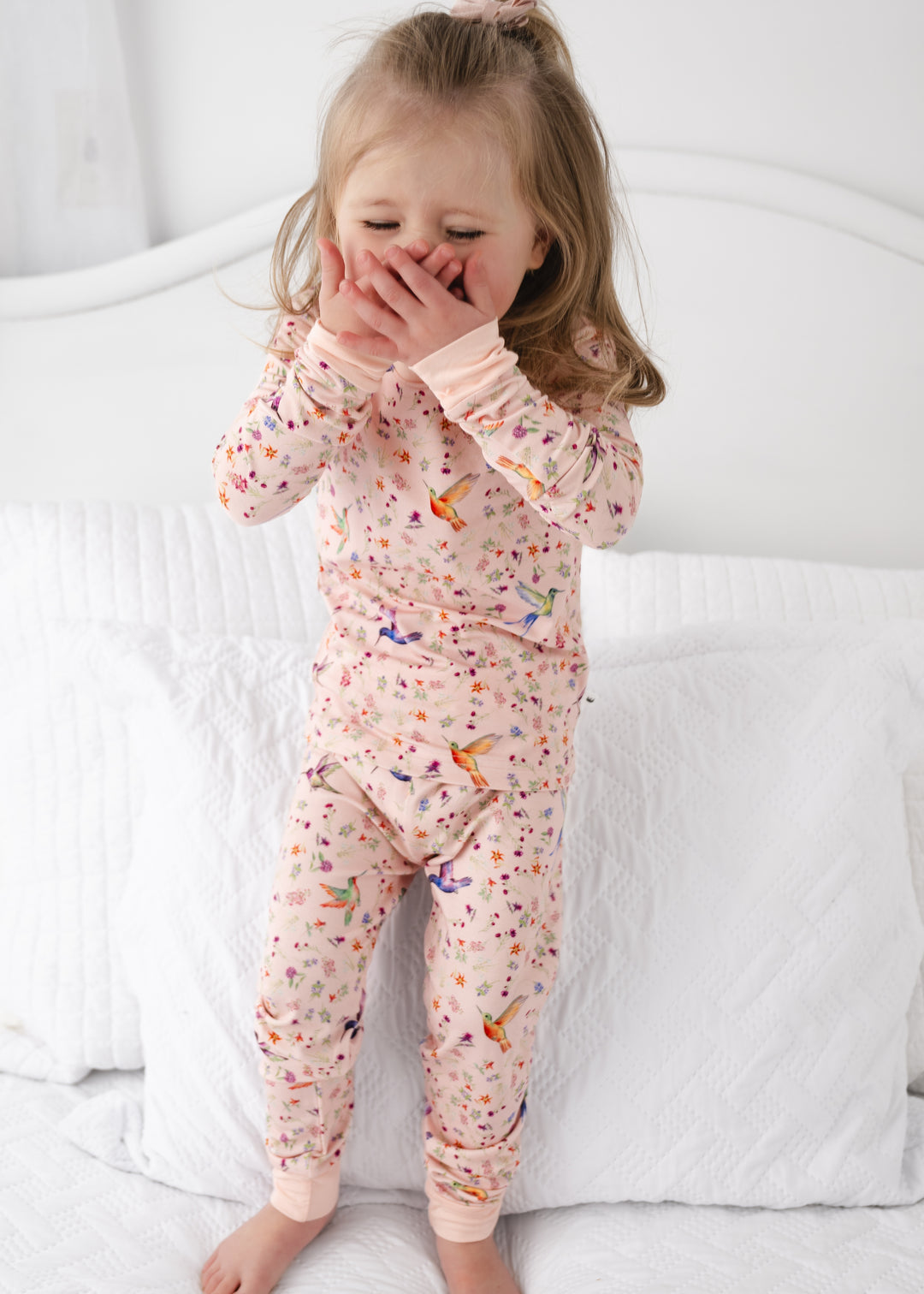Hummingbirds Bamboo Pajama Set