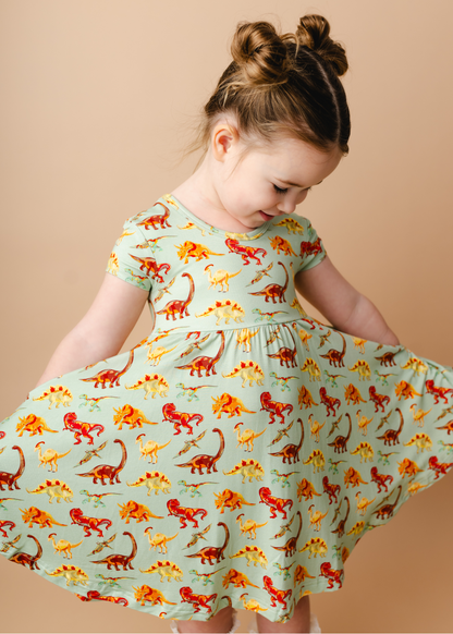 Dinosaurs Twirl Dress