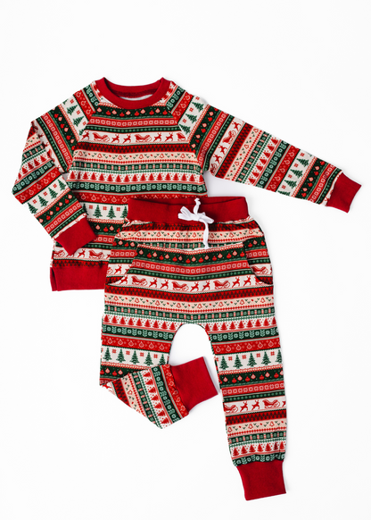 Classic Christmas Jogger Set