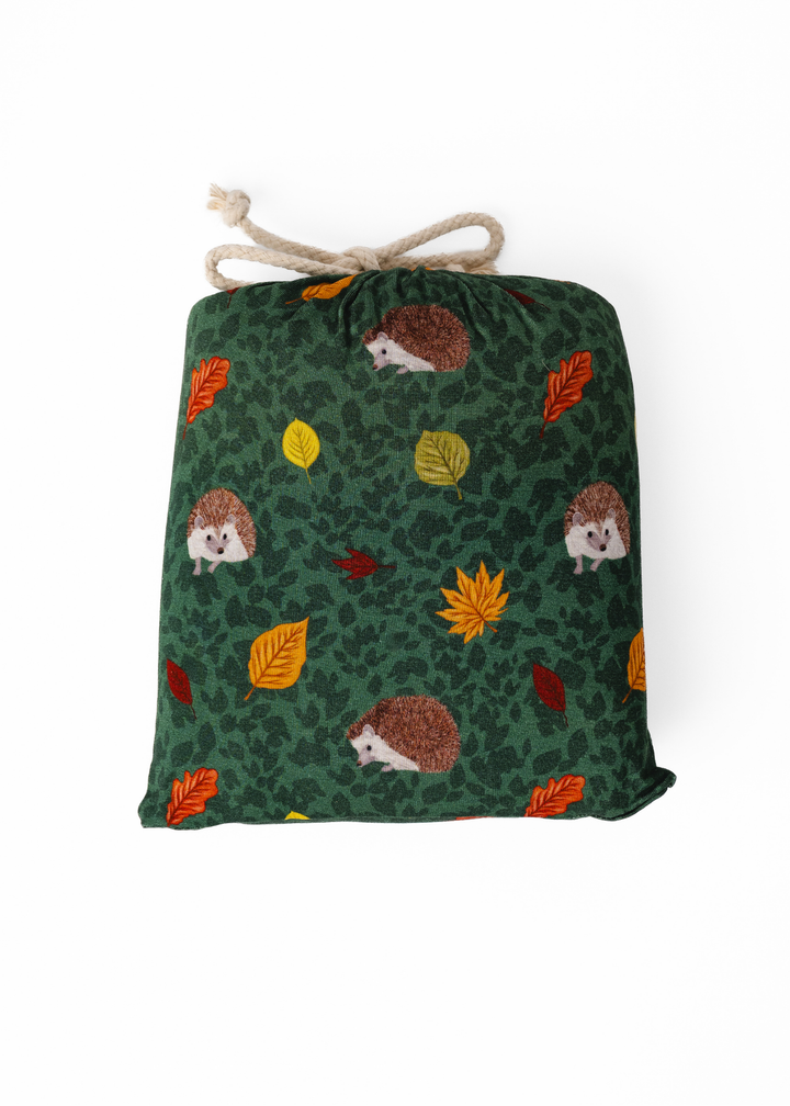 Hedgehogs Bamboo Crib Sheet