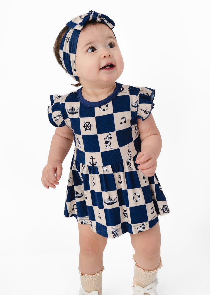 Steamboat Willie Flutter Dress