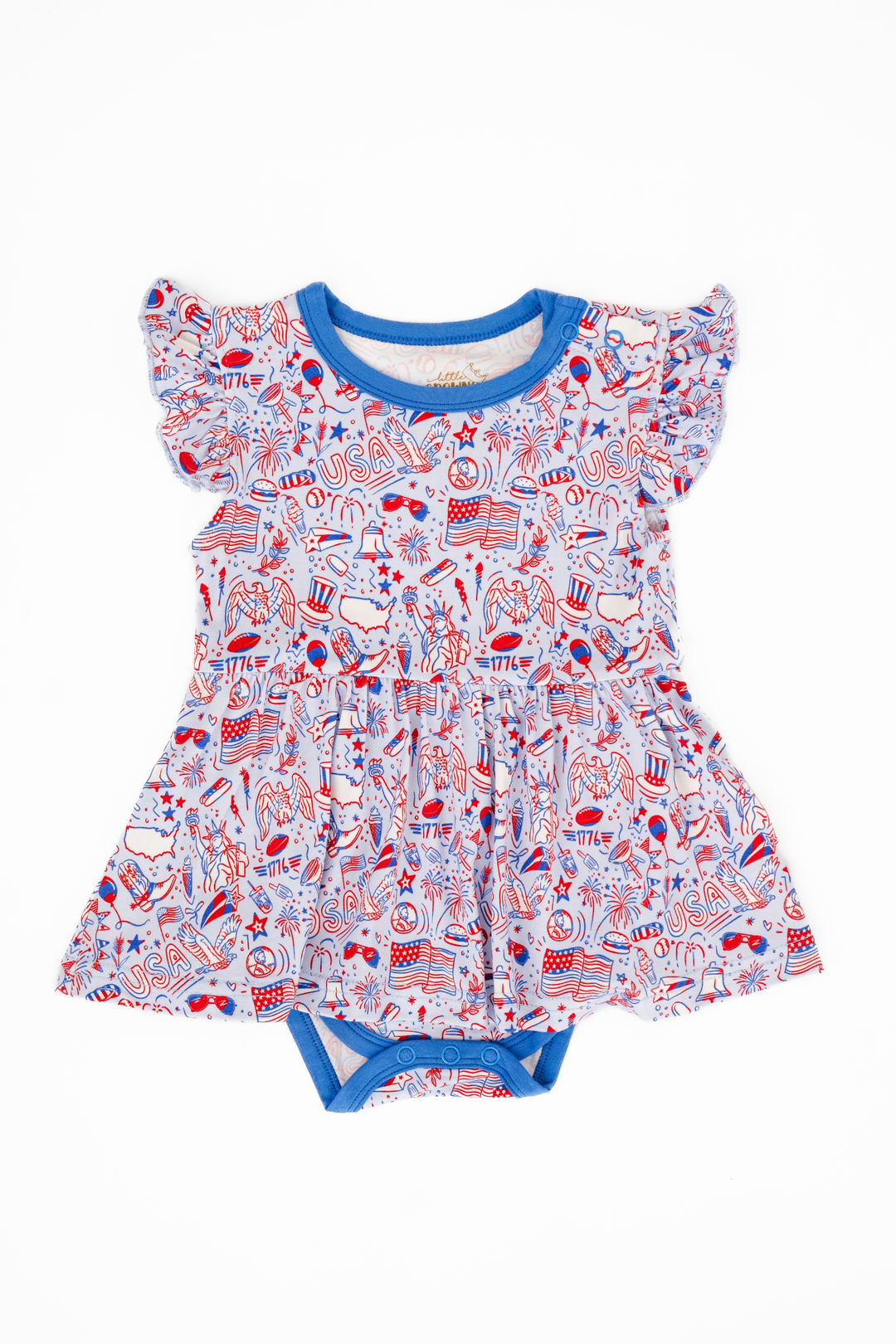 Celebrate USA Bamboo Baby Flutter Dress