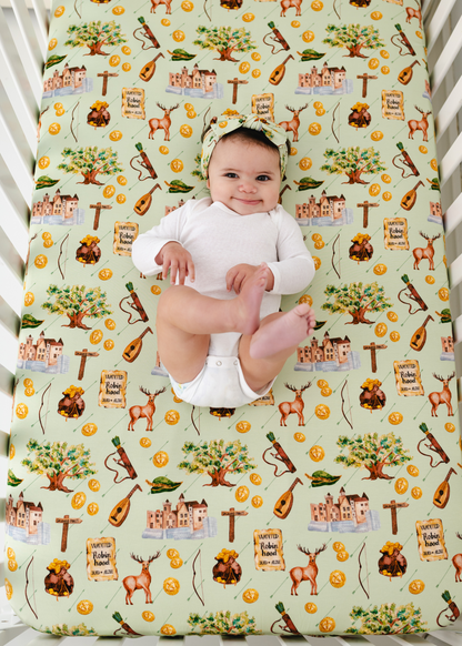 Robin Hood Bamboo Crib Sheet