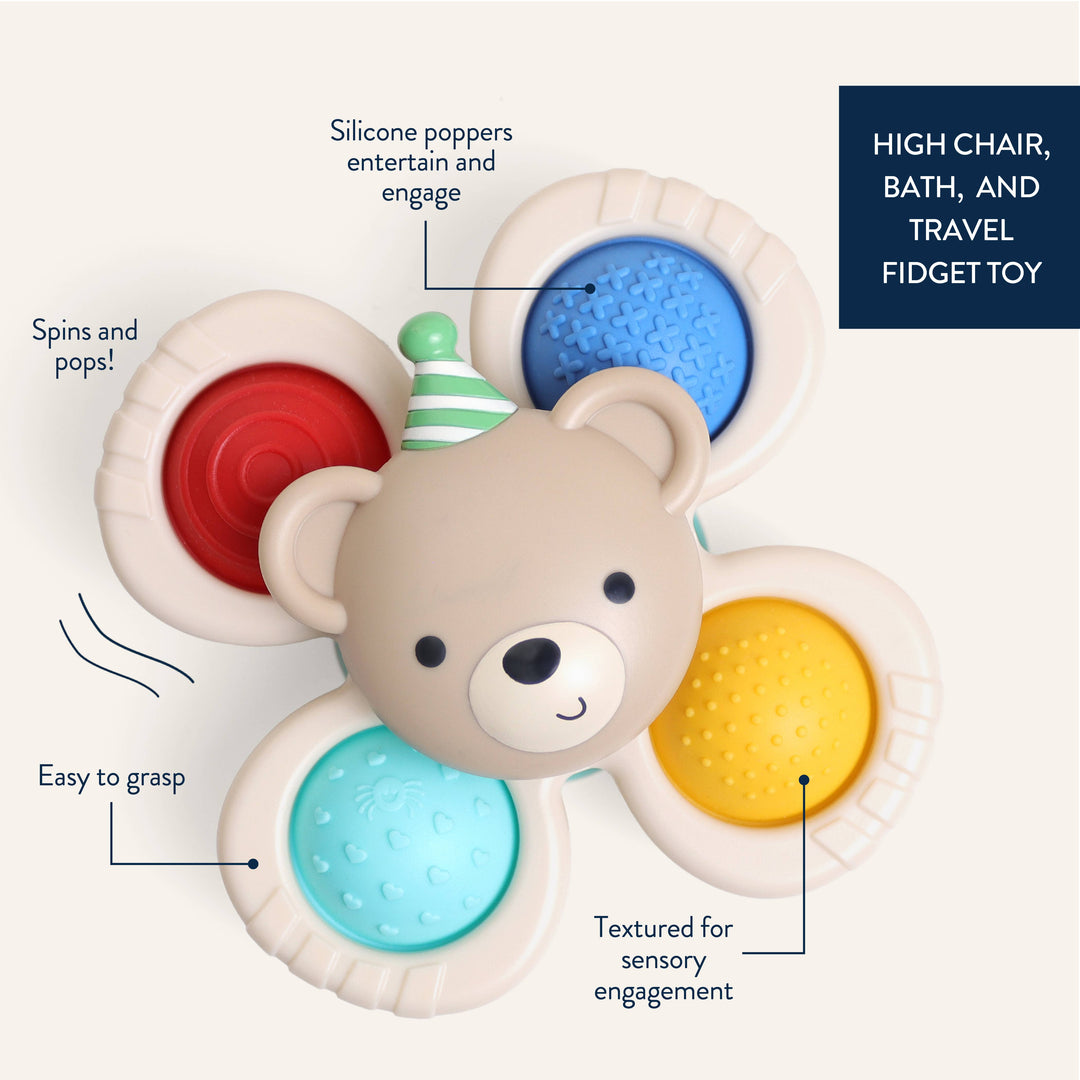 Itzy Pop &amp; Whirl™ Circus Bear Toy