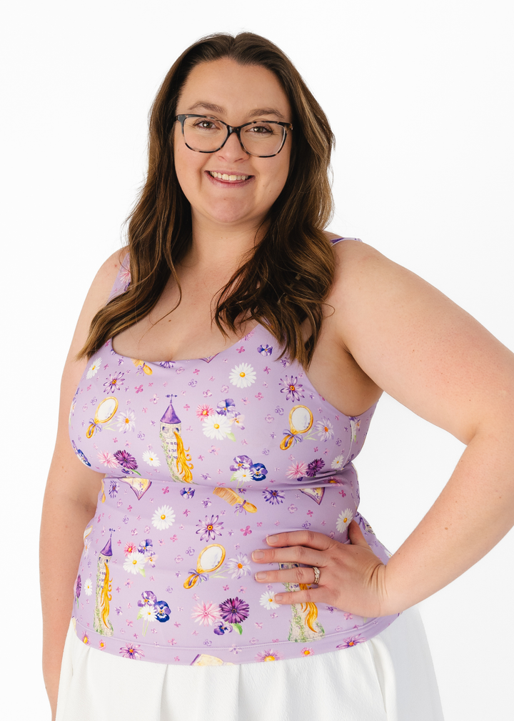 Rapunzel Women's Athletic Tank Tops