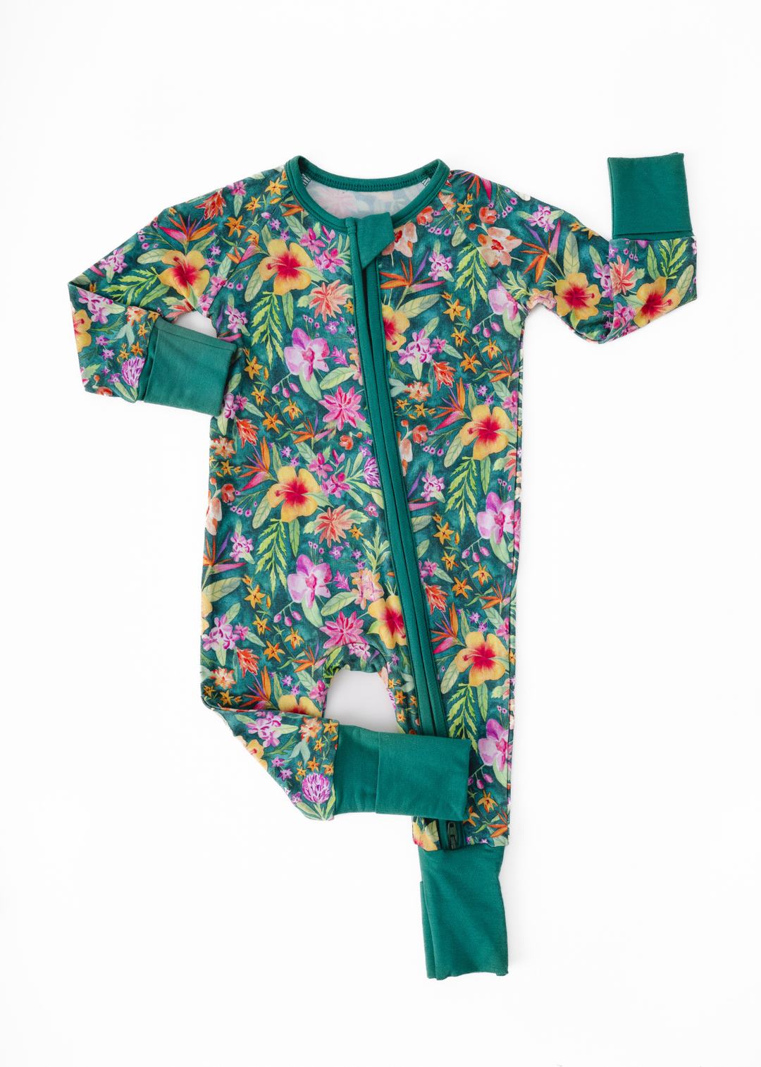 Ashley Floral Bamboo Zippered Sleeper