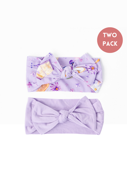 Two Pack Hair Bows (Rapunzel Collection)