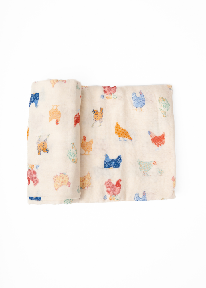 Chickens Swaddle Blanket