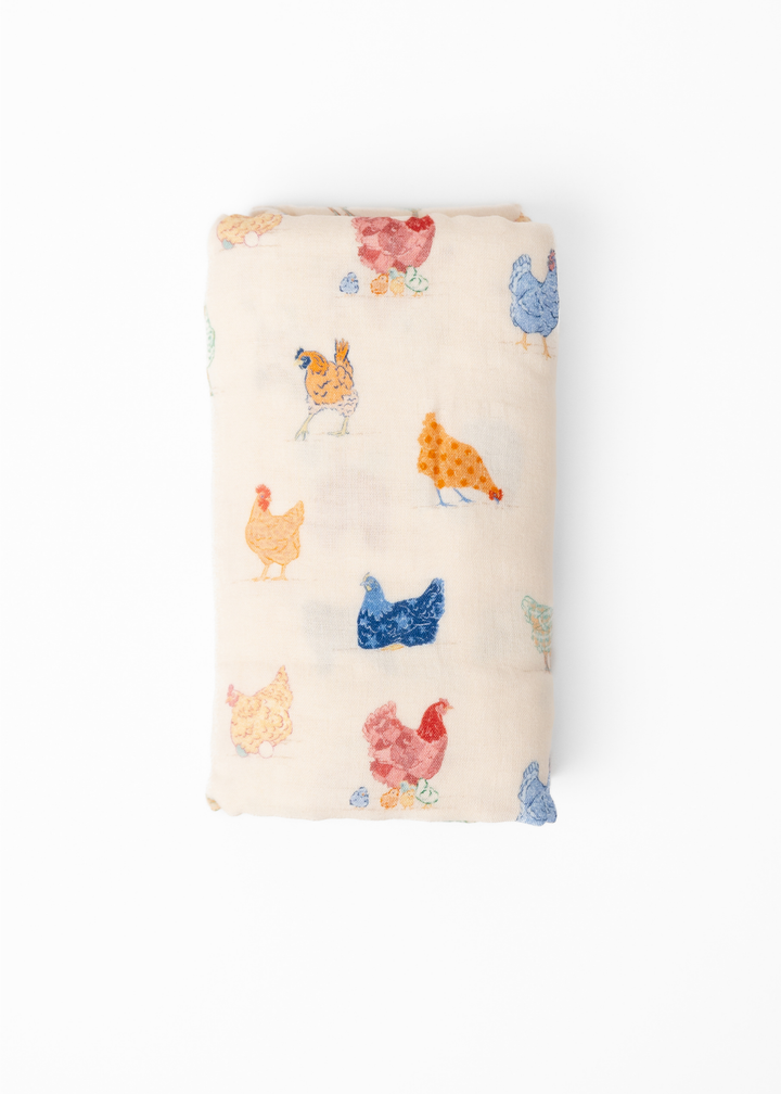 Chickens Swaddle Blanket