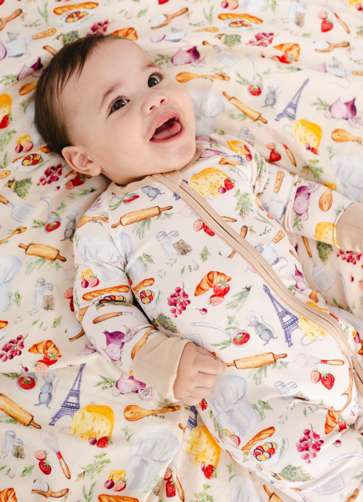 Tiny Chef Bamboo Zippered Sleeper