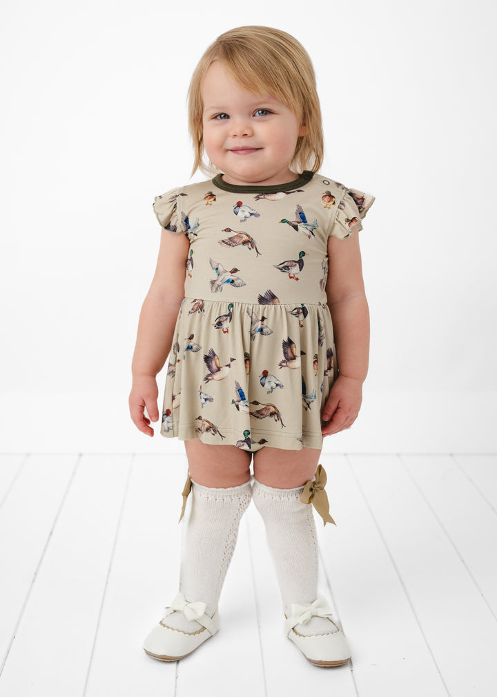 Duck Duck Goose Flutter Dress