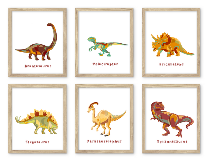 Dinosaur Nursery Art Prints