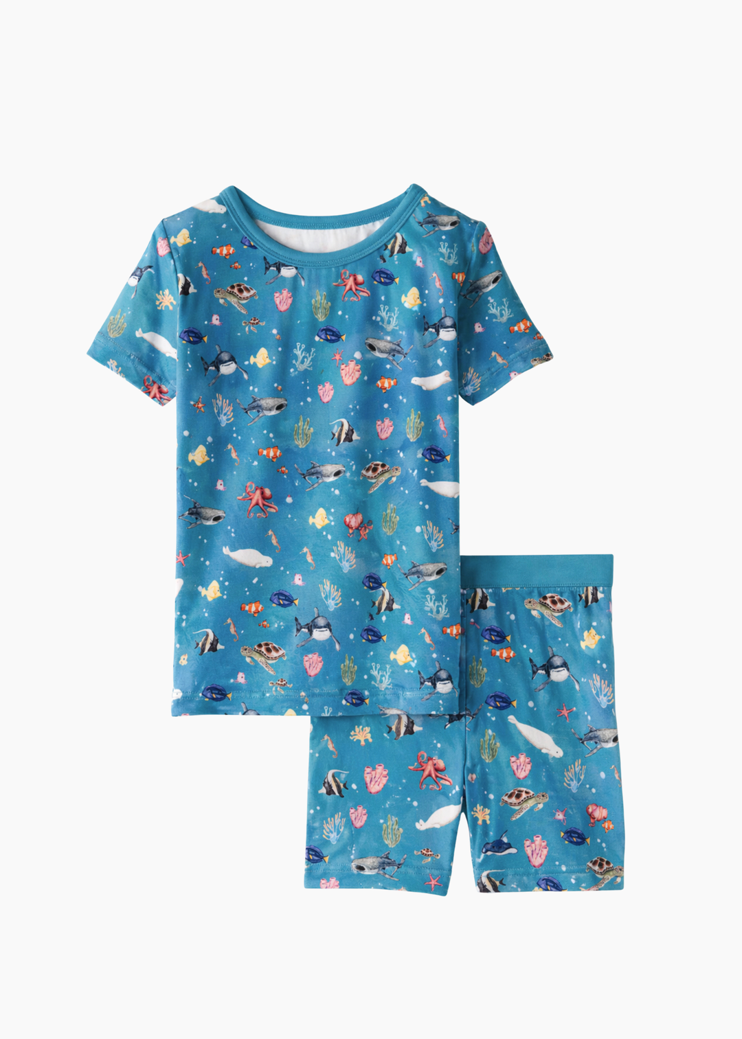 Fish are Friends Kids Summer Pajama Set
