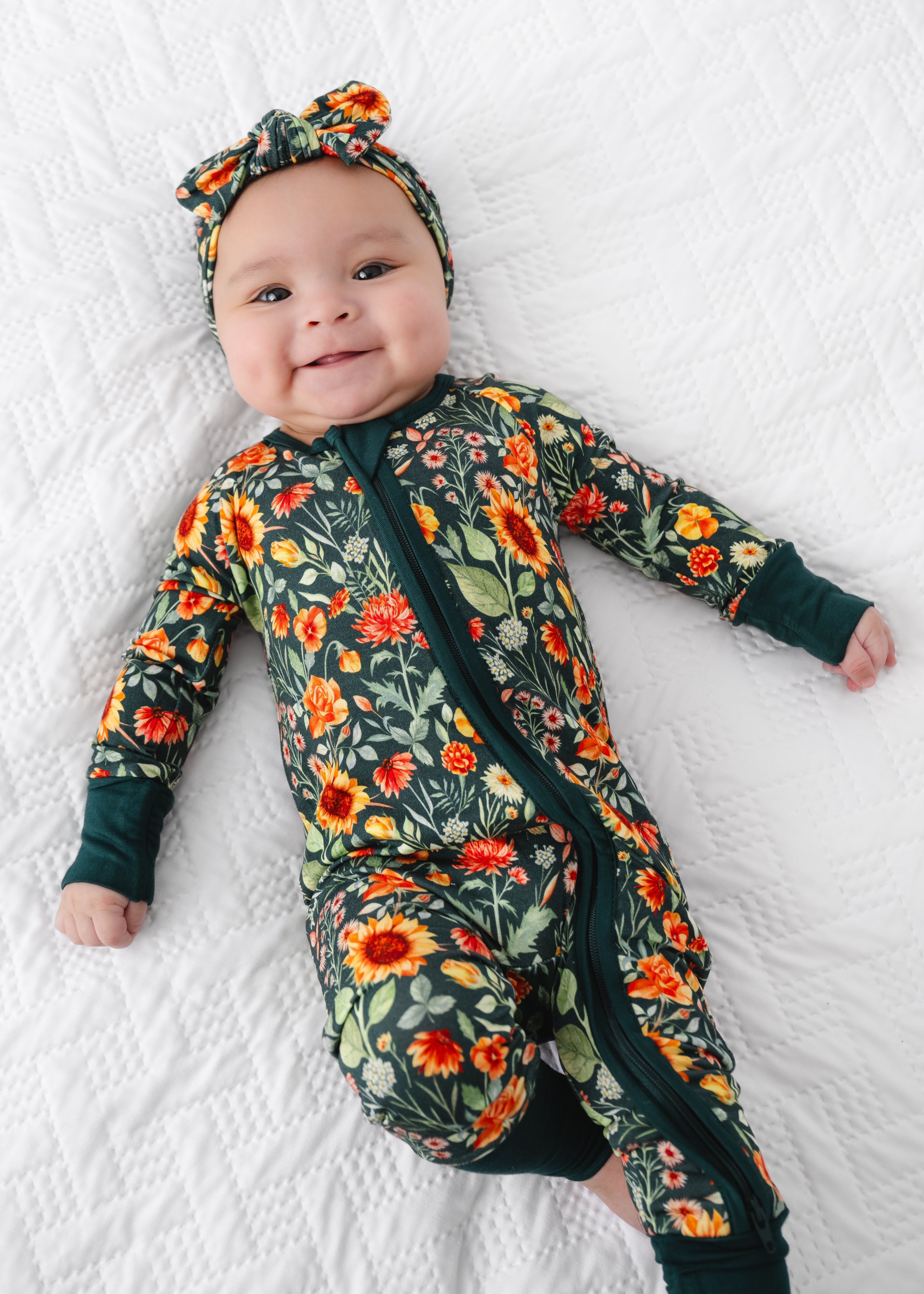 Flower Field Bamboo Sleeper – Little Crowns & Capes