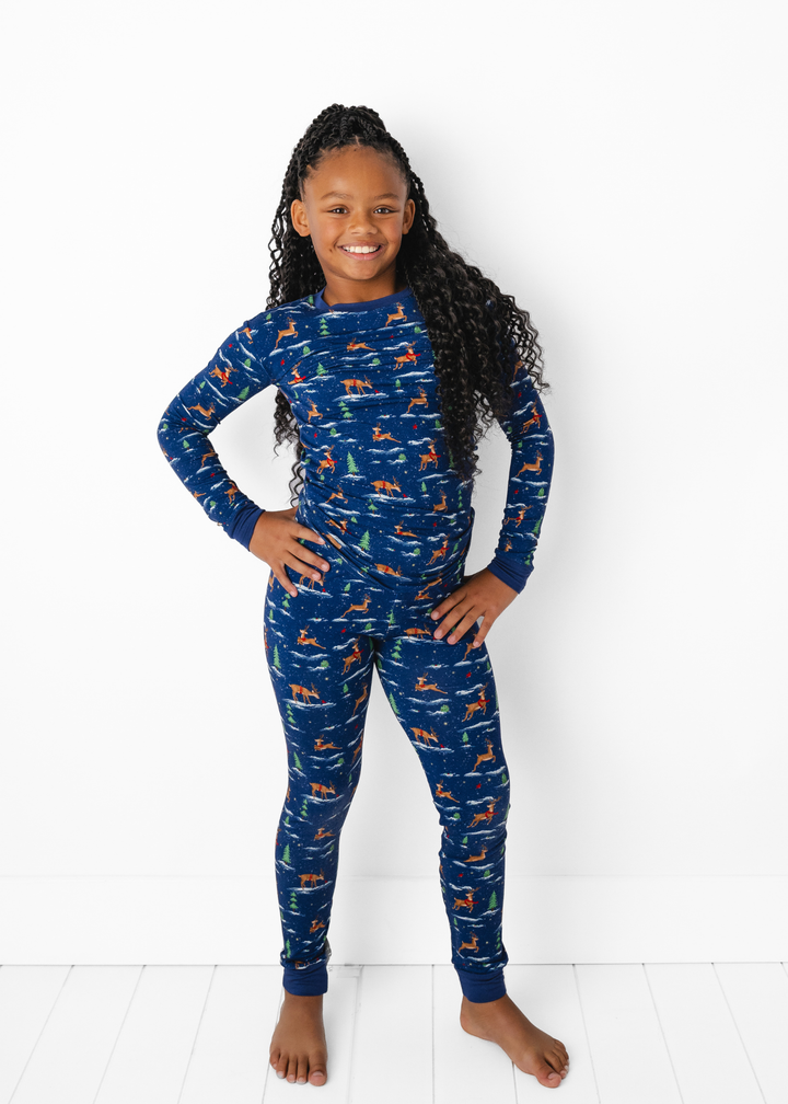 *PREORDER* Reindeer Christmas Bamboo Kids Jammies