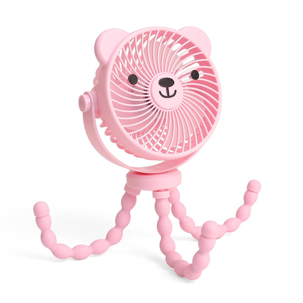 Itzy Breeze 3-Speed Stroller Fan™ Pink