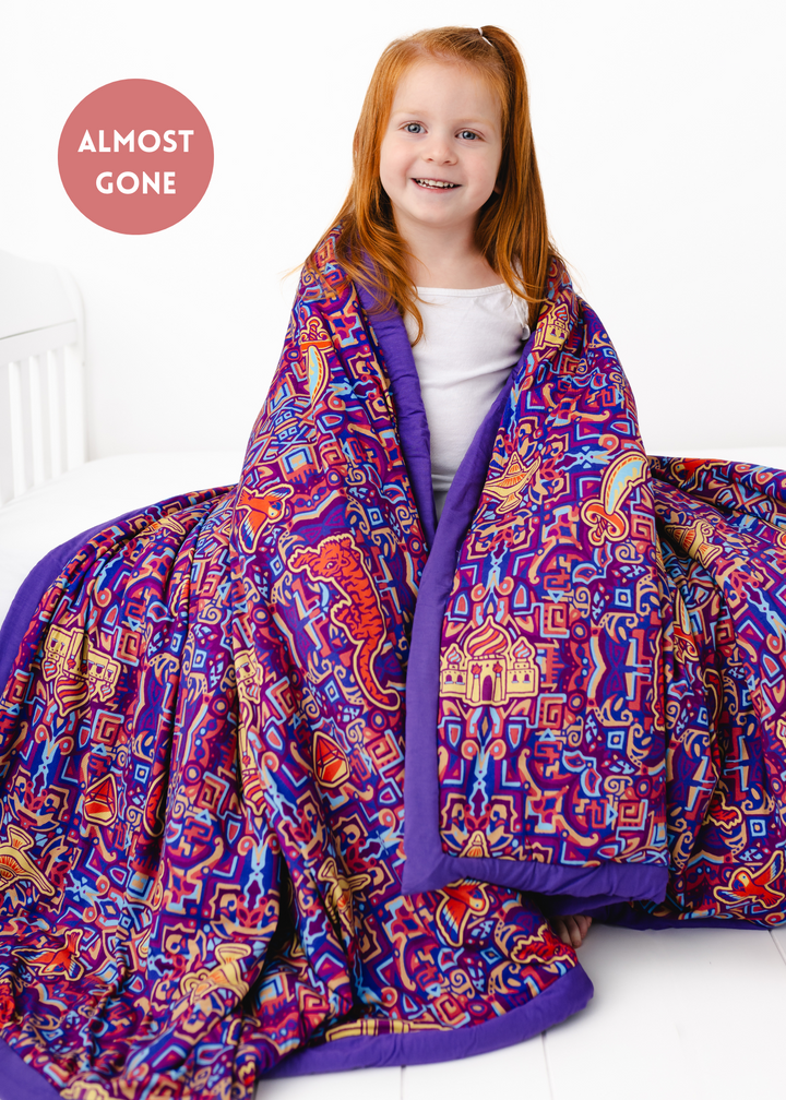 Arabian Nights Large Quilted Bamboo Blanket
