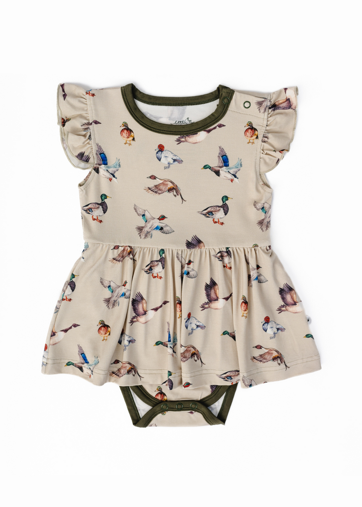 Duck Duck Goose Flutter Dress