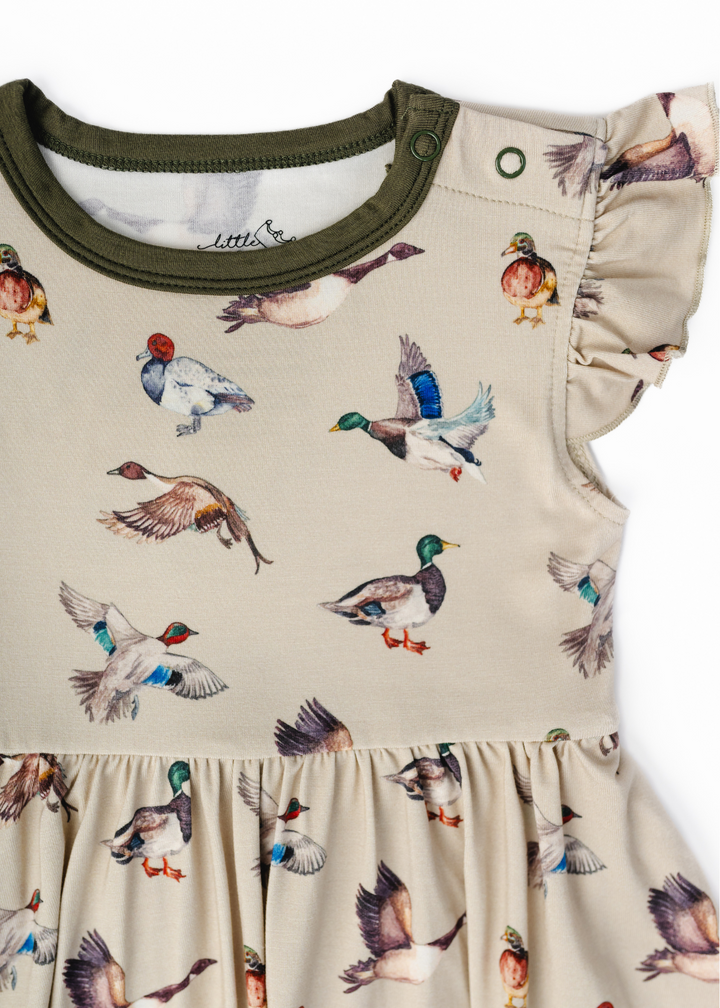 Duck Duck Goose Flutter Dress