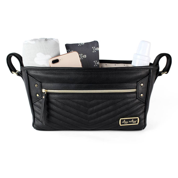 Jetsetter Black Travel Stroller + Wagon Caddy