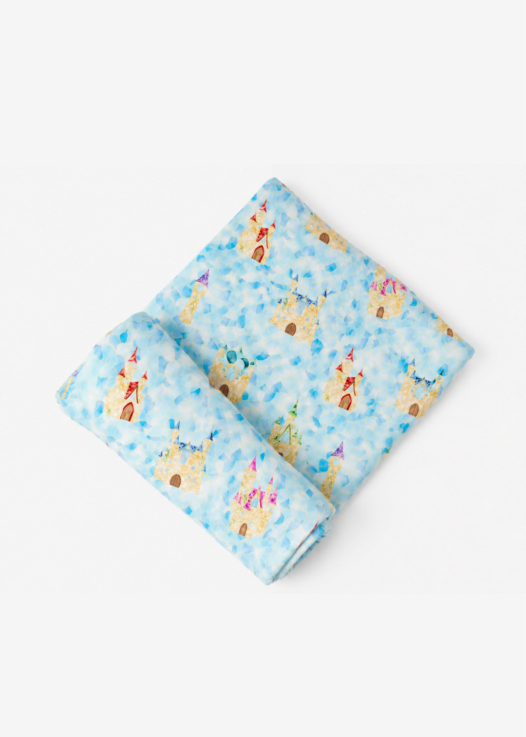 Castles Stained Glass Swaddle Blanket