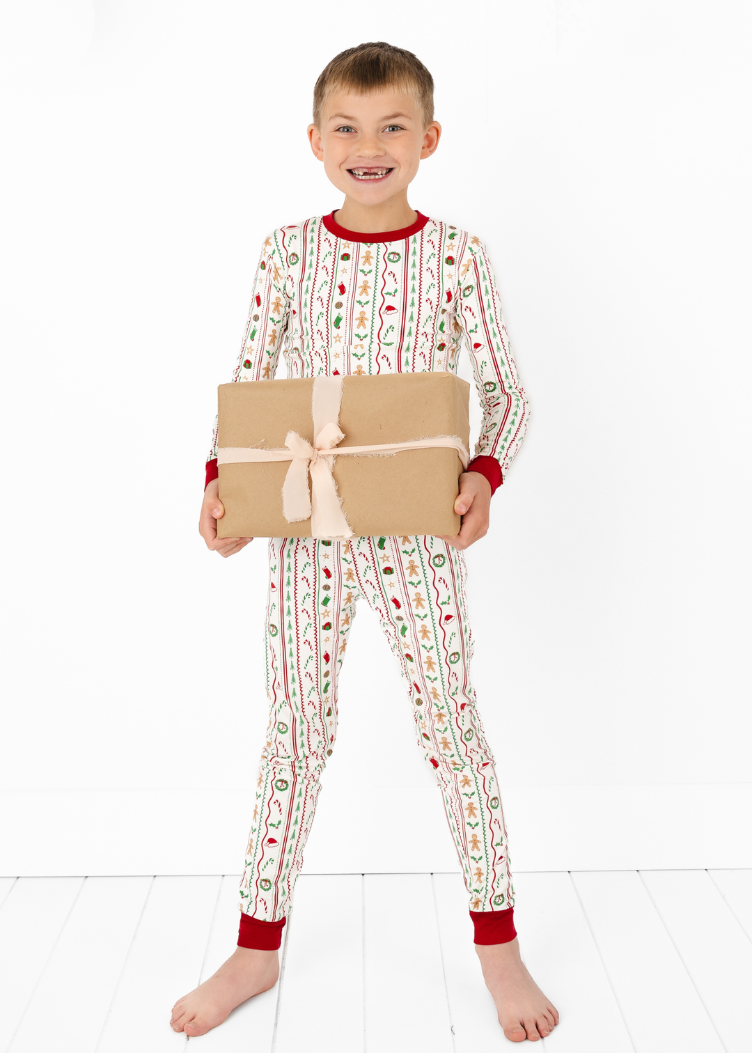 *PREORDER* White Christmas Bamboo Kids Jammies