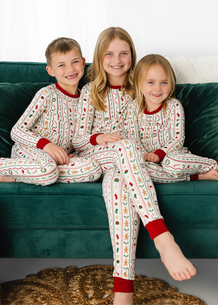 *PREORDER* White Christmas Bamboo Kids Jammies