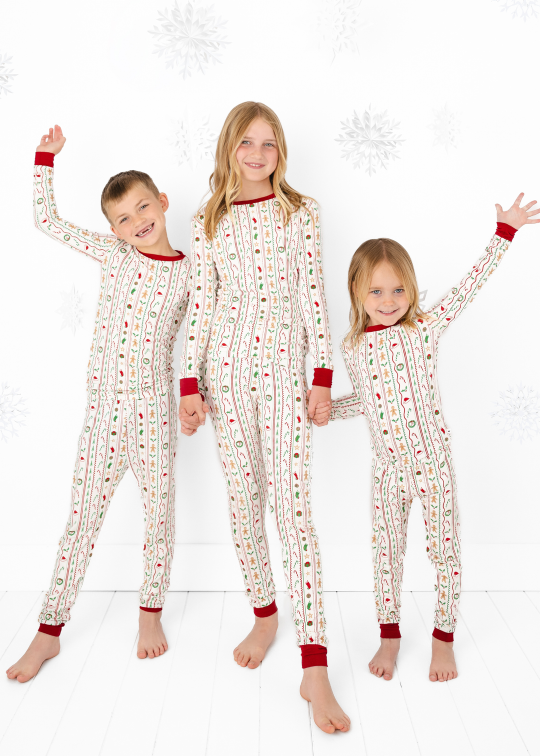 *PREORDER* White Christmas Bamboo Kids Jammies