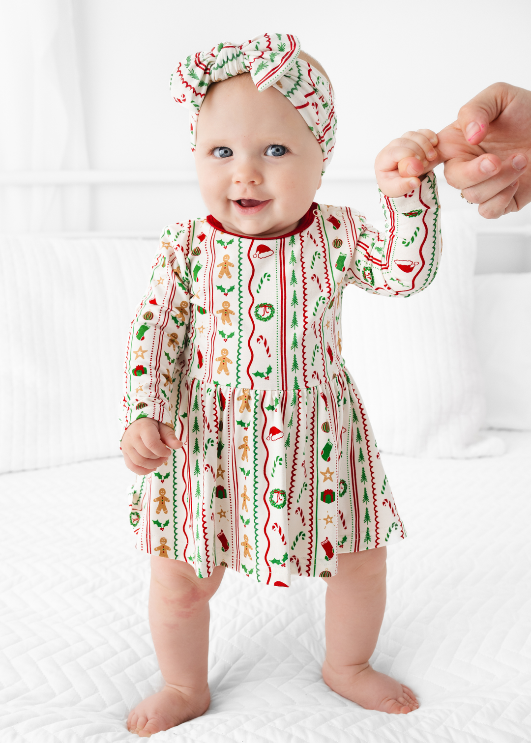 *PREORDER* White Christmas Baby Dress