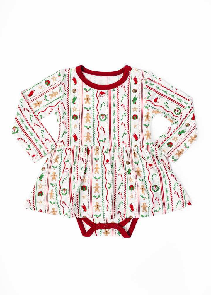 *PREORDER* White Christmas Baby Dress