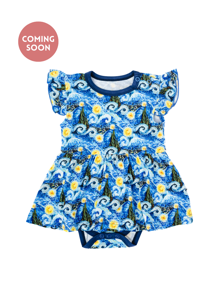 Starry Night Flutter Dress