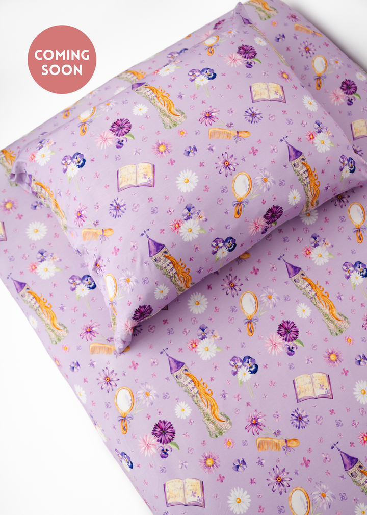 Rapunzel Twin Fitted Sheet & Pillowcase