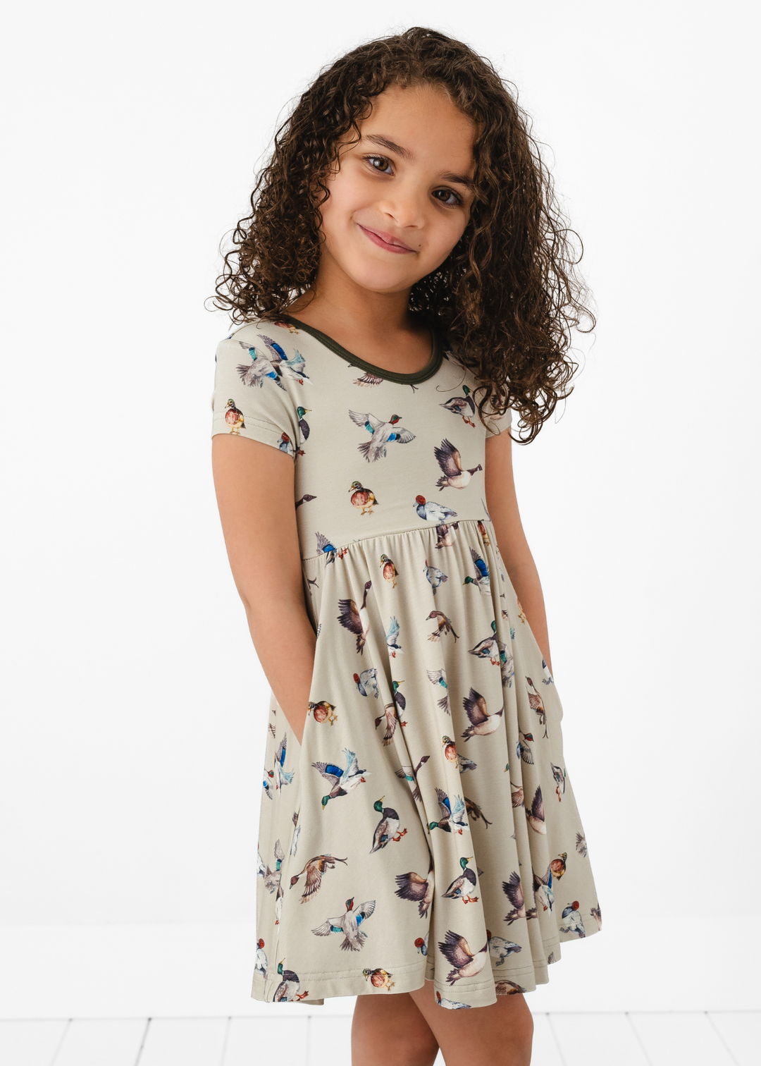 Duck Duck Goose Bamboo Twirl Dress