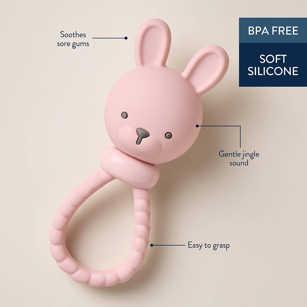 Pink Bunny Sweetie Rattle™ Itzy Ritzy