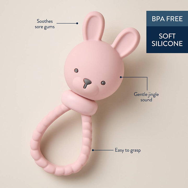 Pink Bunny Sweetie Rattle™ Itzy Ritzy