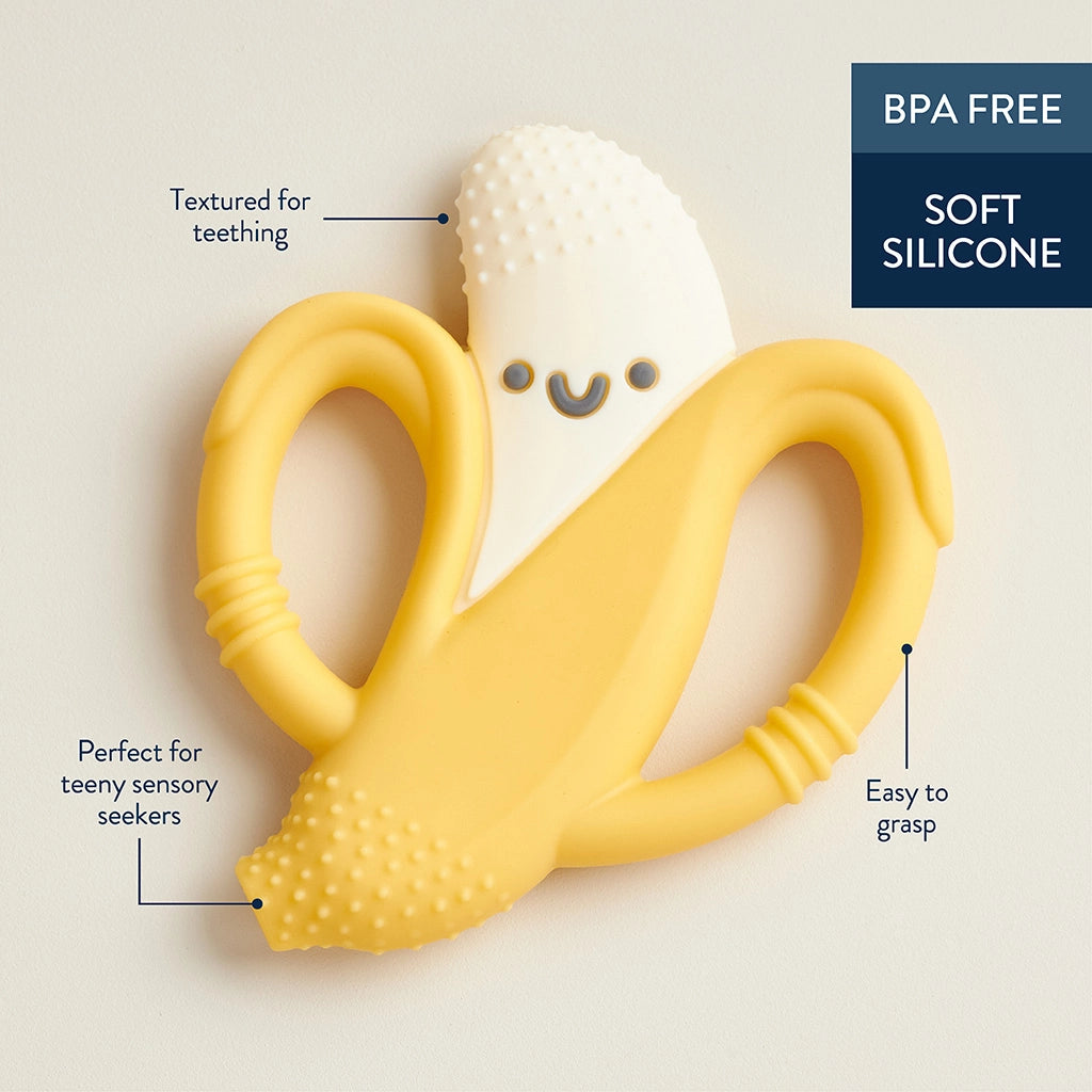 Banana Silicone Handle Teether - Itzy Ritzy