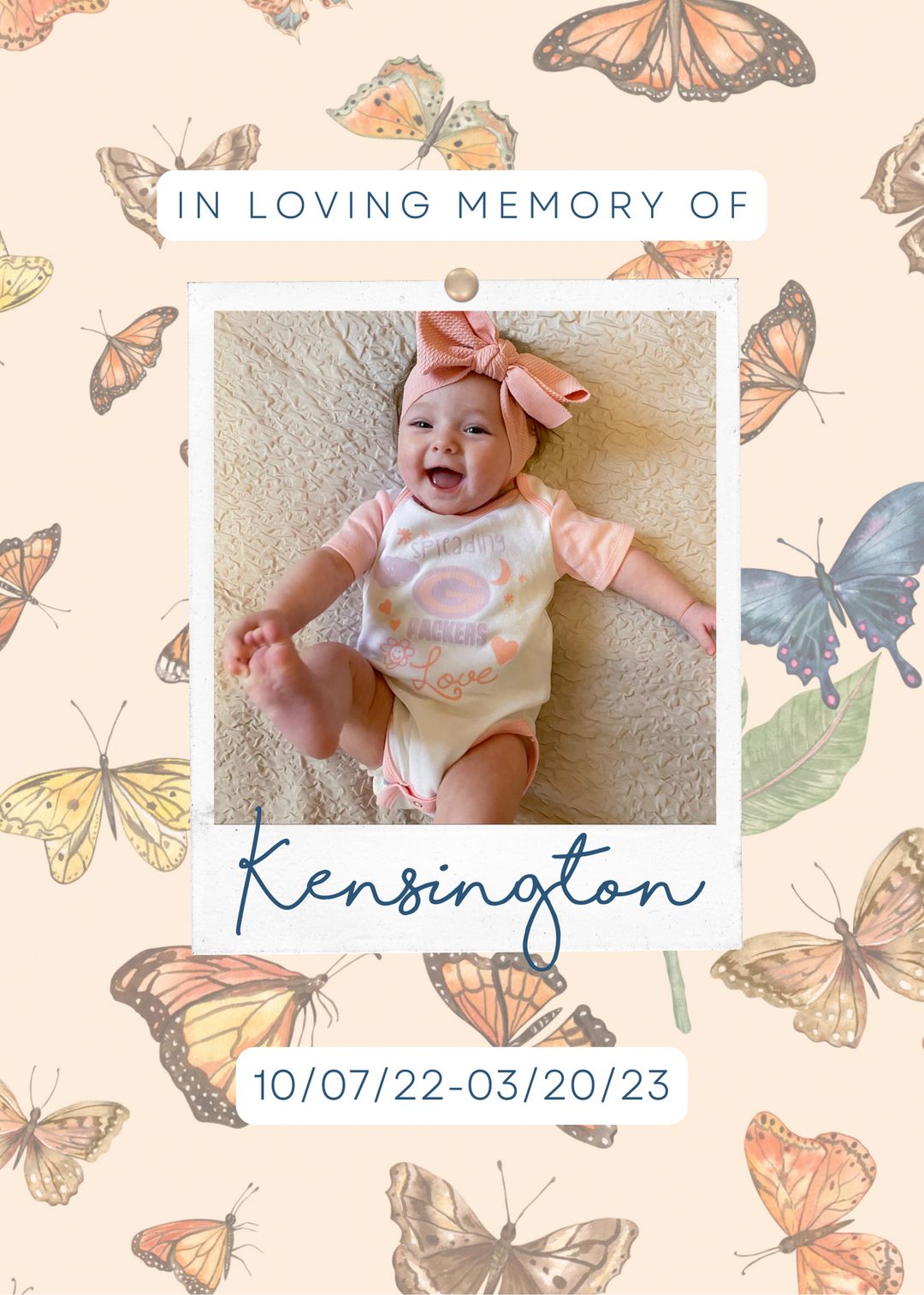 Kensington's Butterflies Hair Bow