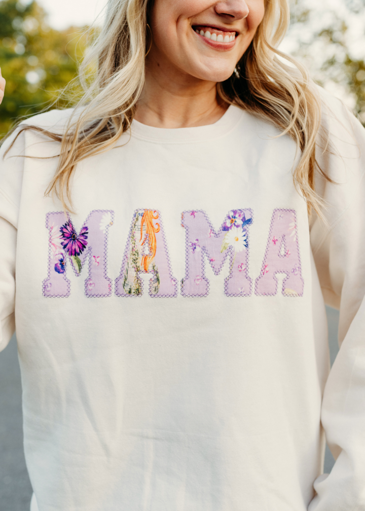 MAMA Crewneck Sweatshirt - Rapunzel