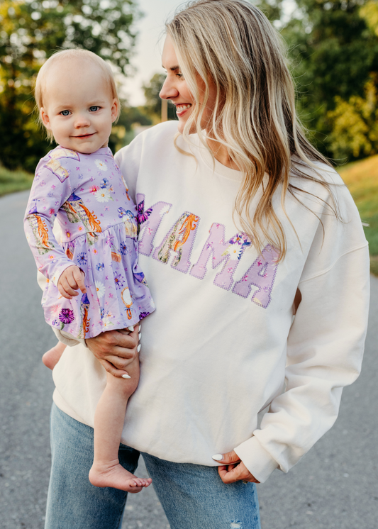 MAMA Crewneck Sweatshirts - Rapunzel