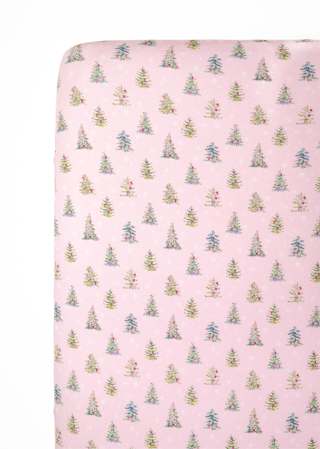 *PREORDER* Pretty Pink Christmas Bamboo Crib Sheet