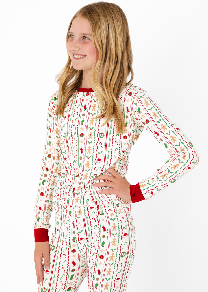 *PREORDER* White Christmas Bamboo Kids Jammies