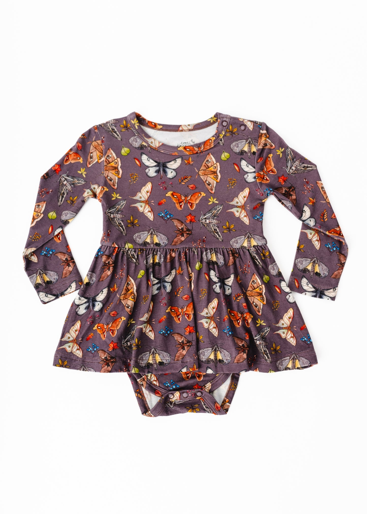 The Moths Plum Baby Dress