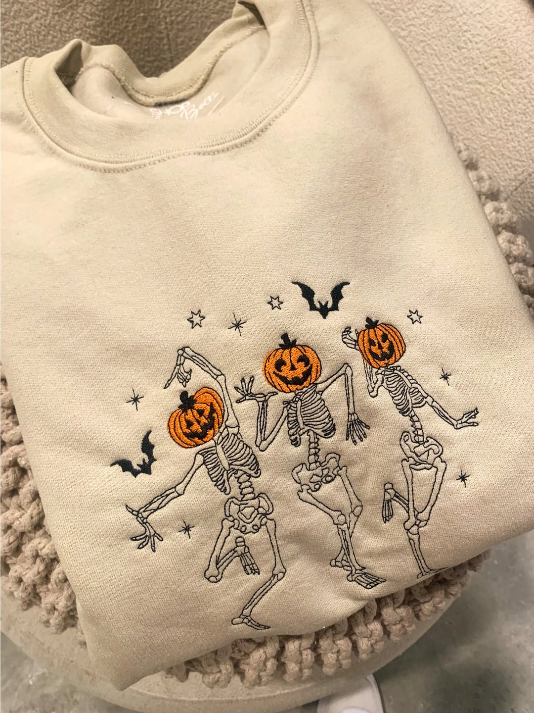 Dancing Skeletons Halloween Crewneck Sweatshirt