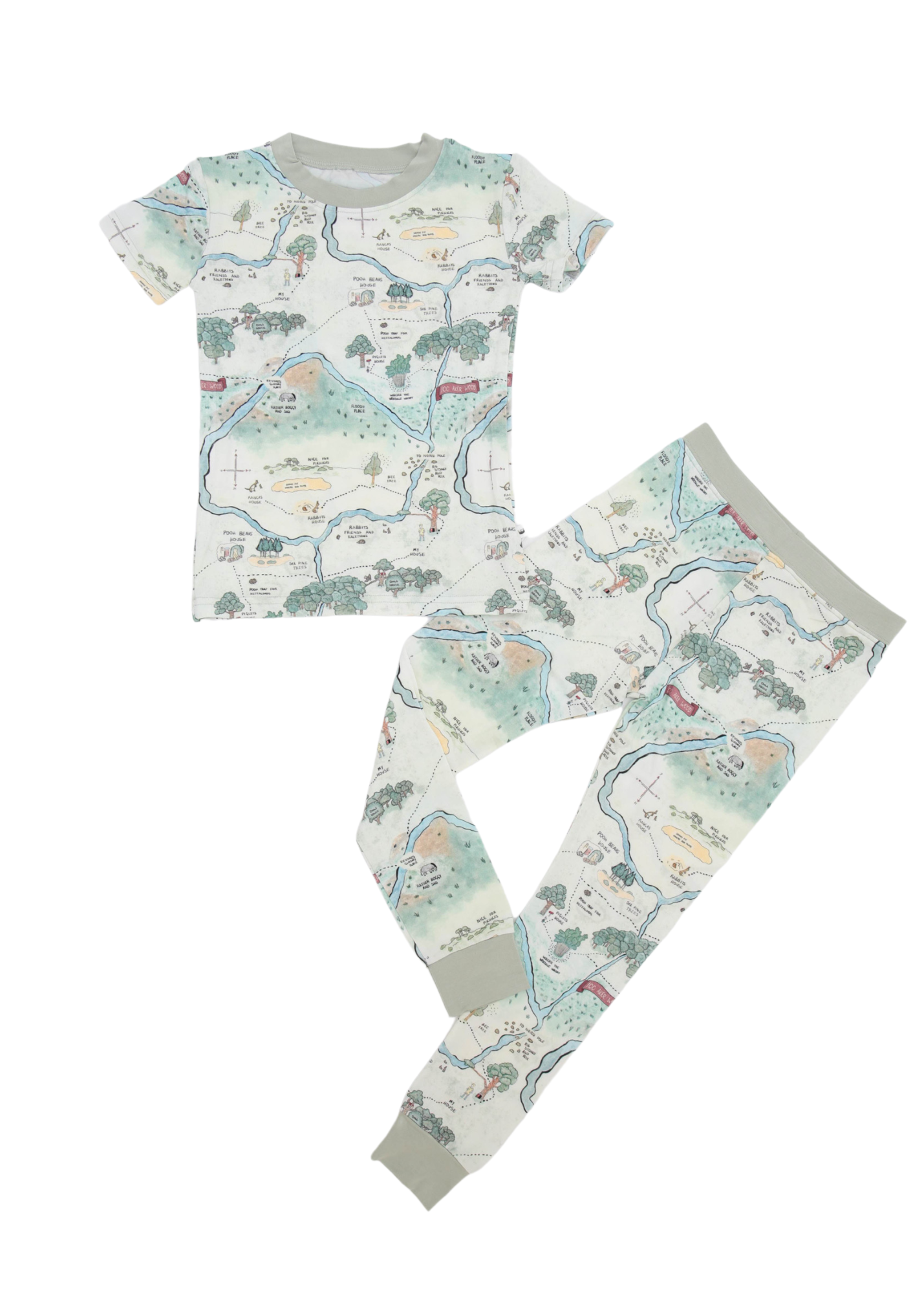 Hundred Acre Woods Short Sleeve Jammies